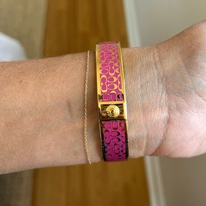 Coach cuff bracelet